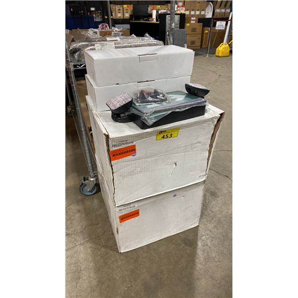 2 BOXES OF DIRECTIONAL EXIT EMERGENCY LIGHTING