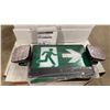 Image 2 : 2 BOXES OF DIRECTIONAL EXIT EMERGENCY LIGHTING