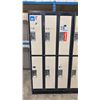 Image 4 : 13 BAY, 26 DOOR METAL INDUSTRIAL LOCKER SYSTEM *MUST TAKE ALL*