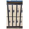 Image 7 : 13 BAY, 26 DOOR METAL INDUSTRIAL LOCKER SYSTEM *MUST TAKE ALL*
