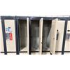 Image 8 : 13 BAY, 26 DOOR METAL INDUSTRIAL LOCKER SYSTEM *MUST TAKE ALL*
