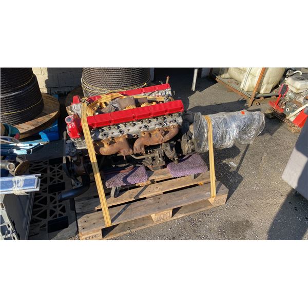 JAGUAR XJ6 ENGINE/TRANSMISSION WITH LARGE ASSORTMENT OF JAGUAR PARTS