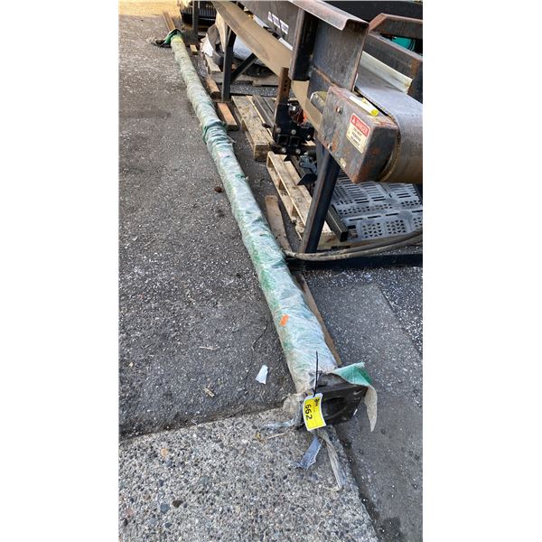 INDUSTRIAL STEEL DRIVE ROD APPROX 24' L