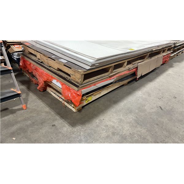 PALLET OF HALF INCH THICK HARDBOARD SHEETS