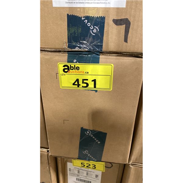 CASE OF 8- 1L BOTTLES OF ECOVACS DEEBOT CLEANING SOLUTION FOR OMNI X1 & X1 TURBO SERIES