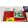 Image 2 : 4- ABB EMERGI-LITE CM-PC COMMERCIAL THERMOPLASTIC PICTOGRAM EMERGENCY EXIT COMBO UNITS