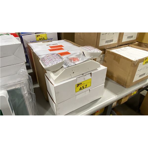 10- DUAL LAMP WHITE LED EMERGENCY LIGHTING