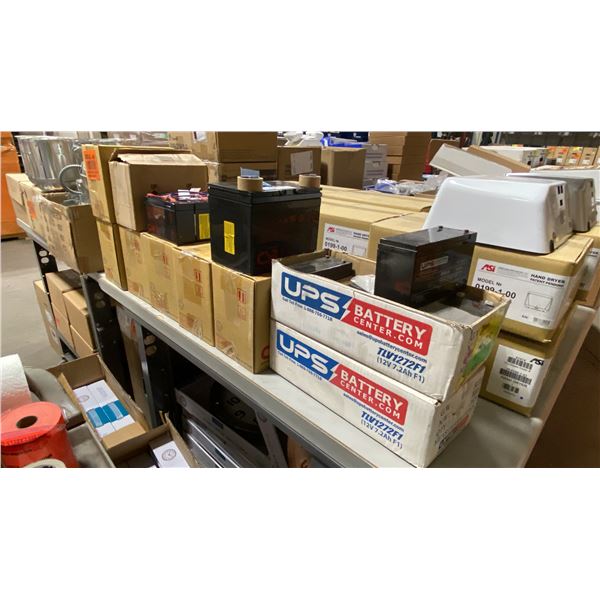 ASSORTED COMMERCIAL BATTERIES