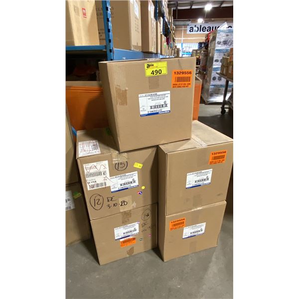 5 CASES OF 12 EMERGI-LITE EF11D-W-6V9W DUAL HEAD WEATHERPROOF EMERGENCY LIGHTS