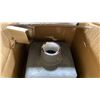Image 3 : 4 SIOUX CHIEF 12" X 12" COMMERCIAL WHITE NO HUB SQUARE INDUSTRIAL CAST IRON FLOOR SINK
