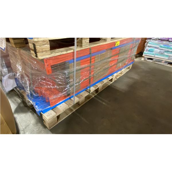 PALLET OF SKLP SK-HJ6 HEAVY DUTY METAL WAREHOUSE STORAGE SHELVES WITH 800 LBS CAPACITY PER SHELF