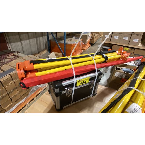 CONSTRUCTION SURVEYOR LASER LEVEL KIT WITH TRIPOD AND HARDCASE