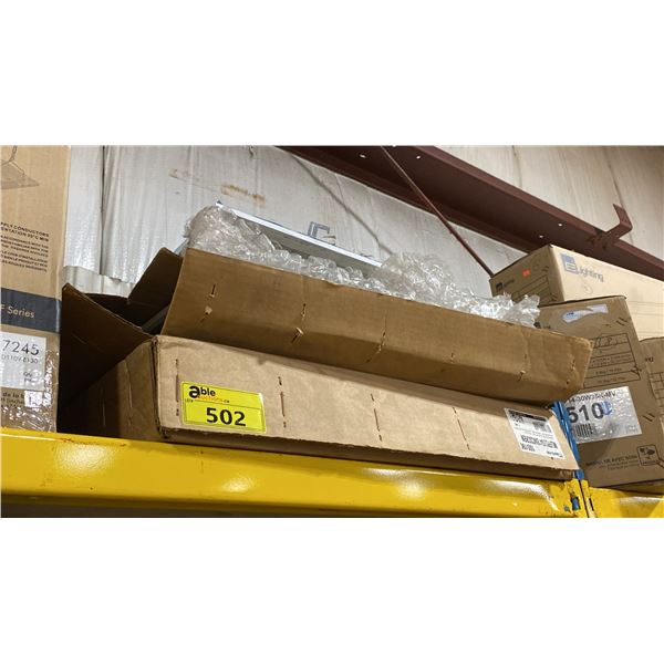 2 BOXES OF ASSORTED MAXLITE LED FLAT PANEL LIGHTING
