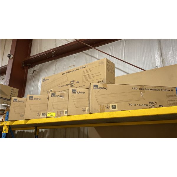 6 BOXES OF 2 EE LIGHTING 1510 35K LED DECORATIVE TROFFERS