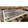 Image 1 : PAIR OF COMMERCIAL FLOOR TROUGHS WITH STAINLESS STEEL GRATING APPROX 48" X 14" X 5"H