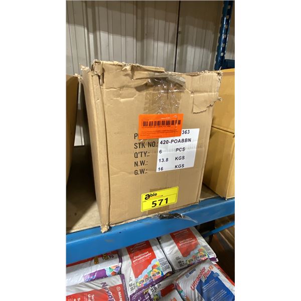BOX OF ASSORTED HEAVY DUTY COMMERCIAL PLUMBING SUPPLIES