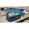 Image 1 : BIN OF ASSORTED SPECTRALOCK COMMERCIAL CONSTRUCTION GROUT COMPOUND BAGS *MUST TAKE ALL*