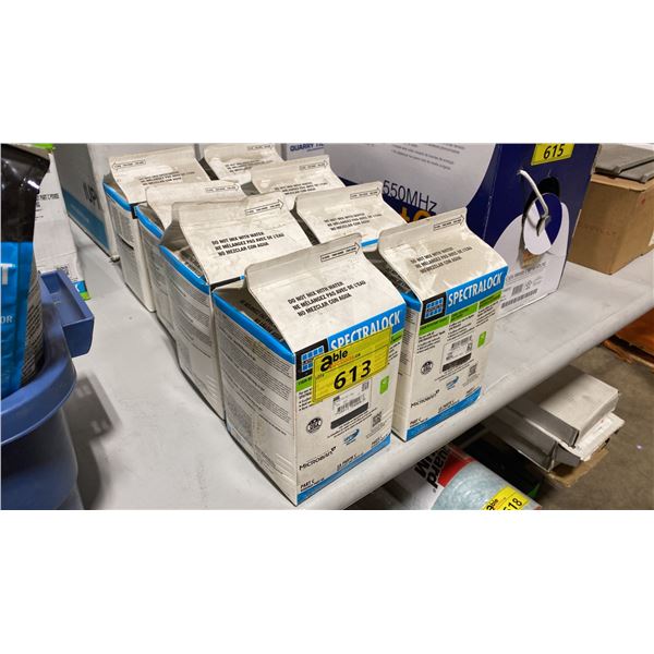8 CARTONS OF SPECTRALOCK COMMERCIAL CONSTRUCTION GROUT COMPOUND *MUST TAKE ALL*