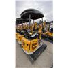 Image 3 : AGT INDUSTRIAL XZ20R YELLOW GAS POWERED 23 HP RUBBER TRACK MINI EXCAVATOR WITH ATTACHED