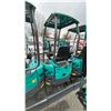 Image 2 : AGT INDUSTRIAL QK16R TEAL GAS POWERED RUBBER TRACK MINI EXCAVATOR WITH ATTACHED