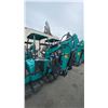 Image 4 : AGT INDUSTRIAL QK16R TEAL GAS POWERED RUBBER TRACK MINI EXCAVATOR WITH ATTACHED