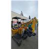 Image 4 : AGT INDUSTRIAL MX12RX YELLOW 13.5 HP GAS POWERED RUBBER TRACK MINI EXCAVATOR WITH ATTACHED