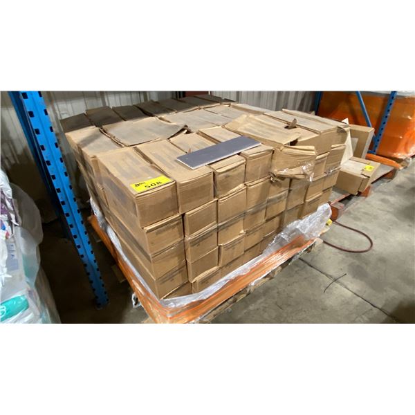 PALLET OF CROSSVILLE PORCELAIN STONE TILES APPROX 11.5" X 4.75" *GREY*