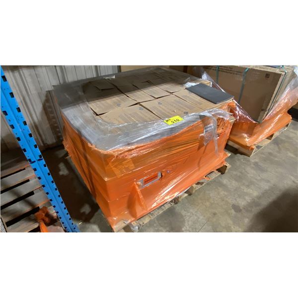 PALLET OF CROSSVILLE 6X12 DARK GREY PORCELAIN STONE TILES