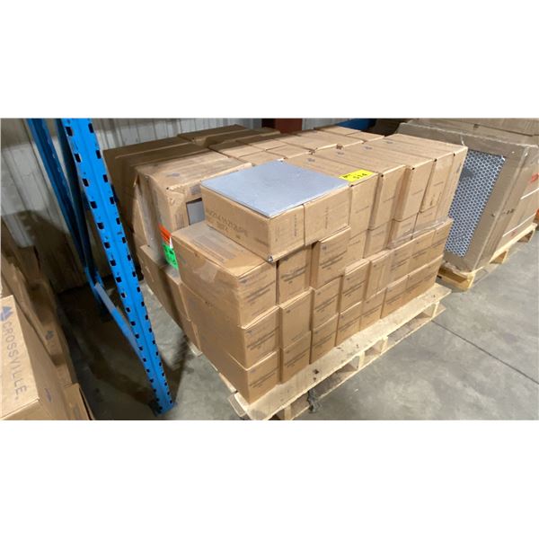 PALLET OF CROSSVILLE 12X12 LIGHT GREY PORCELAIN STONE TILES