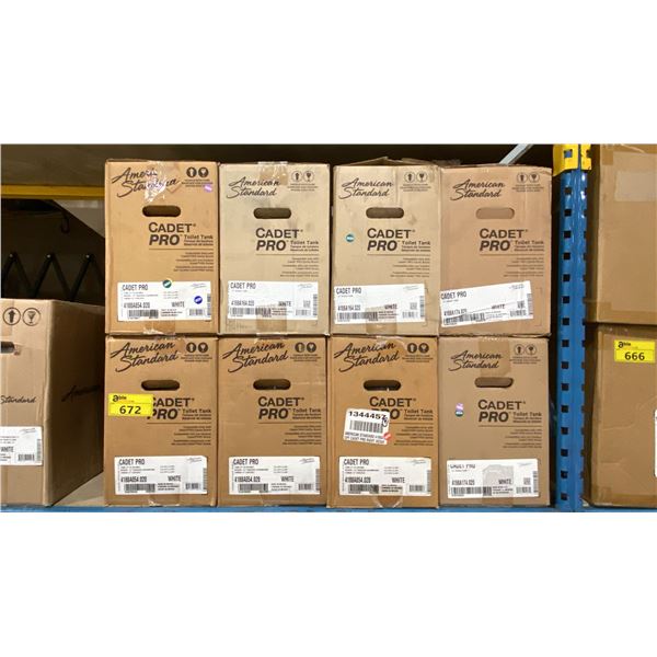 8- AMERICAN STANDARD 4188A054.020 CADET PRO TOILET TANKS
