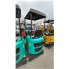 Image 2 : AGT INDUSTRIAL H15R TEAL GAS POWERED 13.5HP RUBBER TRACK MINI EXCAVATOR WITH ATTACHED