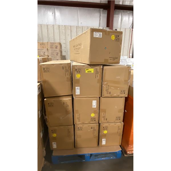PALLET OF WAC LIGHTING PD-87735-CH INDOOR CEILING PENDANT LIGHTS