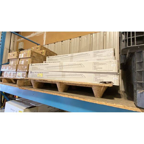 PALLET OF EE LIGHTING LED LINEAR HIGH BAY LUMINAIRE CEILING LIGHTS