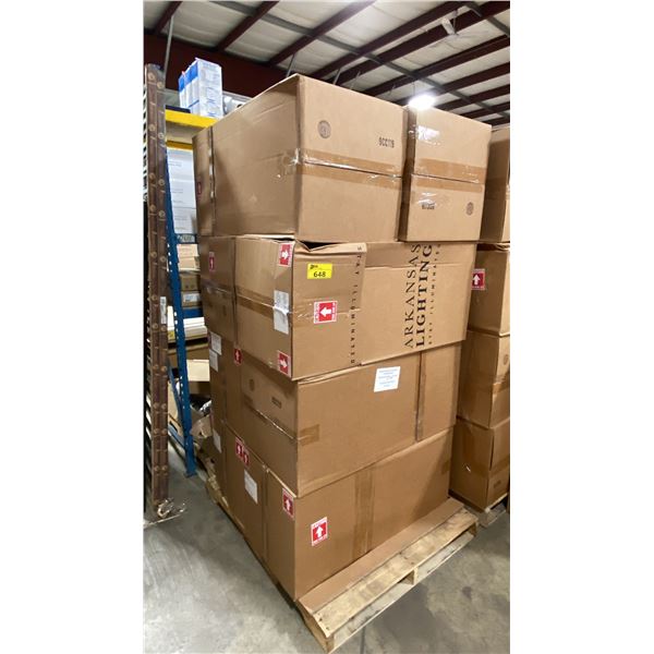 PALLET OF ARKANSAS LIGHTING 4240P-M 36"W BLACK METAL FRAMED CEILING LIGHTS