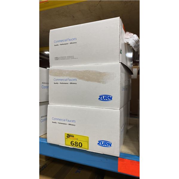 3 ZURN Z843M1-XL-LSI COMMERCIAL SERVICE SINK FAUCETS