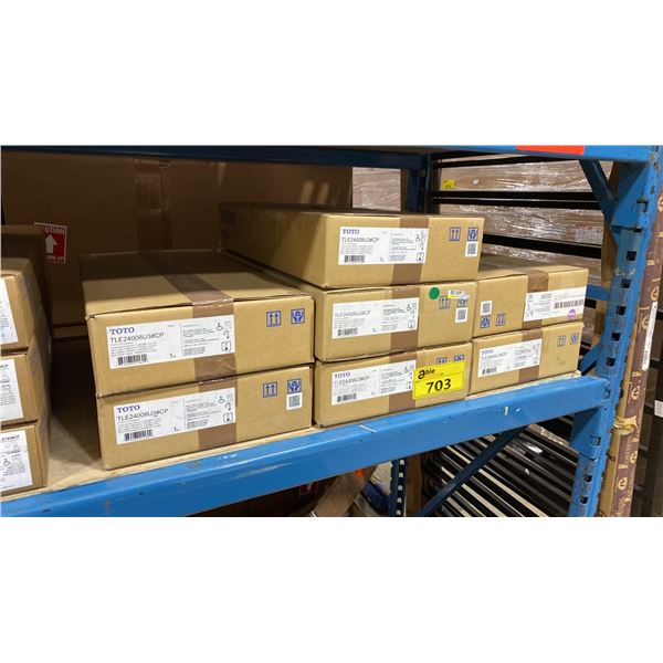 7 ZURN TLE24008U3#CP CHROME PLATED TOUCHLESS SPOUTS