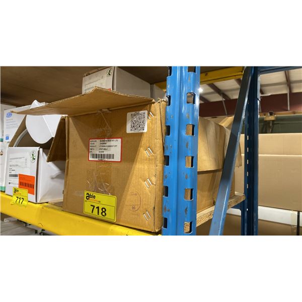BOX OF ASSORTED ZURN COMMERCIAL HEAVY DUTY PLUMBING HARDWARE