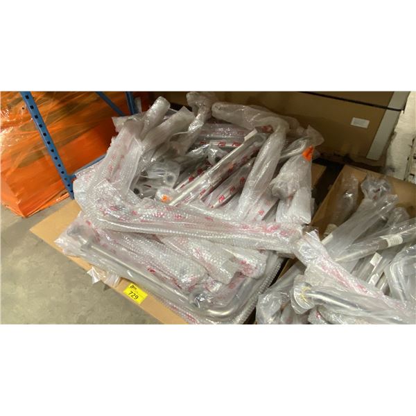 LARGE GROUP OF ASSORTED COMMERCIAL SAFETY GRAB BARS