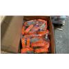 Image 2 : BOX OF NEW ORANGE TIE DOWN RATCHET STRAPS