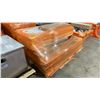 Image 1 : PALLET OF WESTBURY ALUMINUM RAILING PARTS & STACK OF METAL COMMERCIAL BATHROOM PARTITIONS