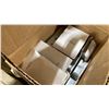Image 8 : LOT OF INDUSTRIAL LIGHTING, ELECTRICAL BOXES, COMPOSITE GRIDS, ROLL OF FABRIC BACKED VINYL & ZURN