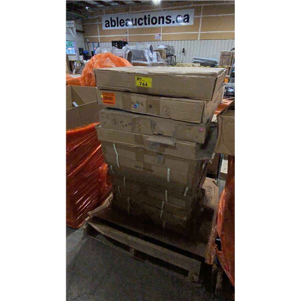 PALLET OF 11 MAXLITE LED FLAT PANEL 2' X 2' EDGE LIT LIGHTING