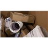Image 5 : CARDBOARD PALLET BIN OF ASSORTED COMMERCIAL PLUMBING SUPPLIES AND HARDWARE