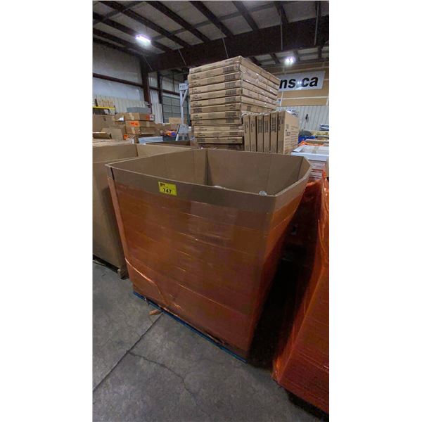 CARDBOARD PALLET BIN OF ZURN ASSORTED INSET COMMERCIAL FLOOR DRAINS