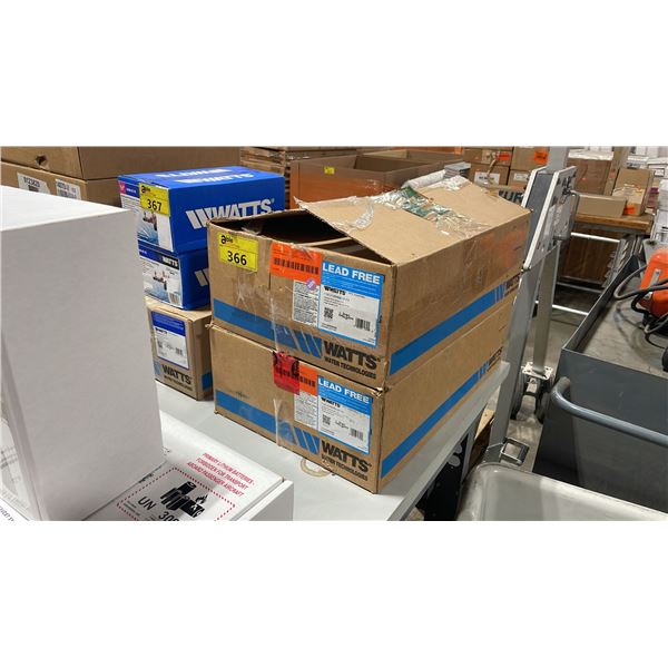 2 BOXES OF WATTS COMMERCIAL PLUMBING RPZ ASSEMBLY WITH FLOOD SENSORS