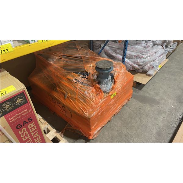 PALLET OF INSET FLOOR COMMERCIAL ACCESS POINTS