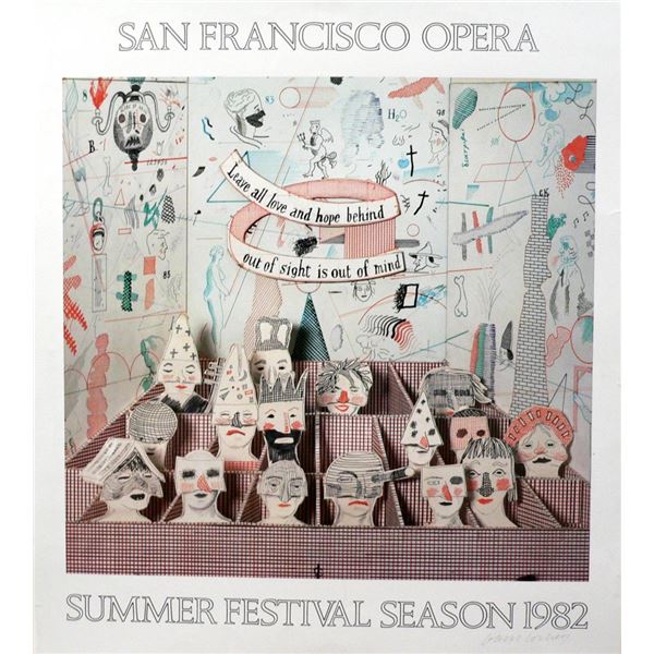 San Francisco Opera Summer Season by David Hockney