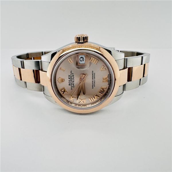 Rolex Datejust 28mm Two-Tone Rose Gold w/ Pink Dial