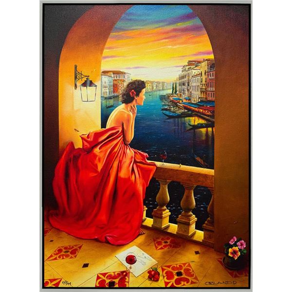 Lady In Venice by Orlando Rafael Quevedo