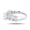 Image 2 : 1.52 ctw H COLOR I1 CLARITY CENTER Diamond Platinum Ring (3.30 ctw Diamonds)